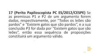 Aulão Passando a Limpo no MPU - Resolução de Questões de Raciocinio Logico- Prof. Bruno Casimiro