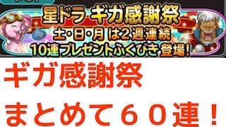 星ドラ♯１７　ギガ感謝祭６０連一気引き！！