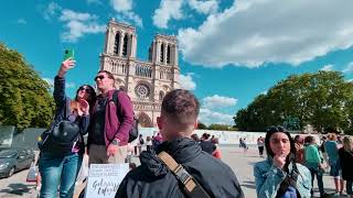 Walking in Paris | City Hall - Notre-Dame - Cité | May 2022| 4k France