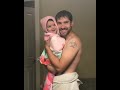 Adam Levine with baby Myla