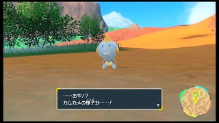 SVのポケモン　カムカメ レベル22で進化