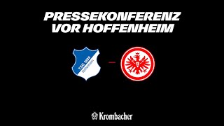 "Wollen Sieg bestätigen" I Pressekonferenz vor TSG Hoffenheim - Eintracht Frankfurt