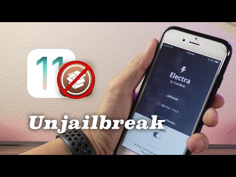 How to Unjailbreak Electra iOS 11.1.2 & Remove Cydia! How to Unjailbreak Electra iOS 11.1.2 & Remove Cydia!