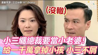 台灣龍捲風精華／小三纏總裁要當小老婆　給一千萬拿掉小孩　小三不屑｜娛樂星聞