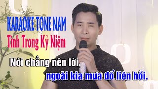 TÌNH TRONG KỶ NIỆM TONE NAM KARAOKE | BEAT HAY DỄ HÁT CHUẨN NHẤT | ĐĂNG ANH.
