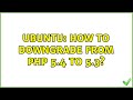 Ubuntu: How to downgrade from PHP 5.4 to 5.3?