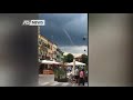 ''FUNNEL CLOUD'' E VIOLENTA GRANDINATA