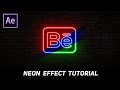 After Effects Tutorial - Neon Light Animation in After Effects - No Plugins