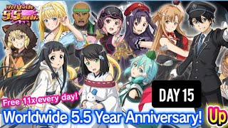 SAOIF : Worldwide 5.5 Year Anniversary! Up to 330 Free Orders 2023 (Day 15)