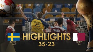 Highlights: Sweden - Qatar | Quarter finals | 27th IHF Men's Handball World Championship | Egypt2021