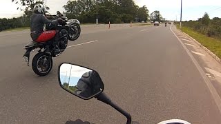 TROVÃO CB1000R - CB1000R vs HORNET. Anda IGUAL?? Sabe de NADA Inocente!!!