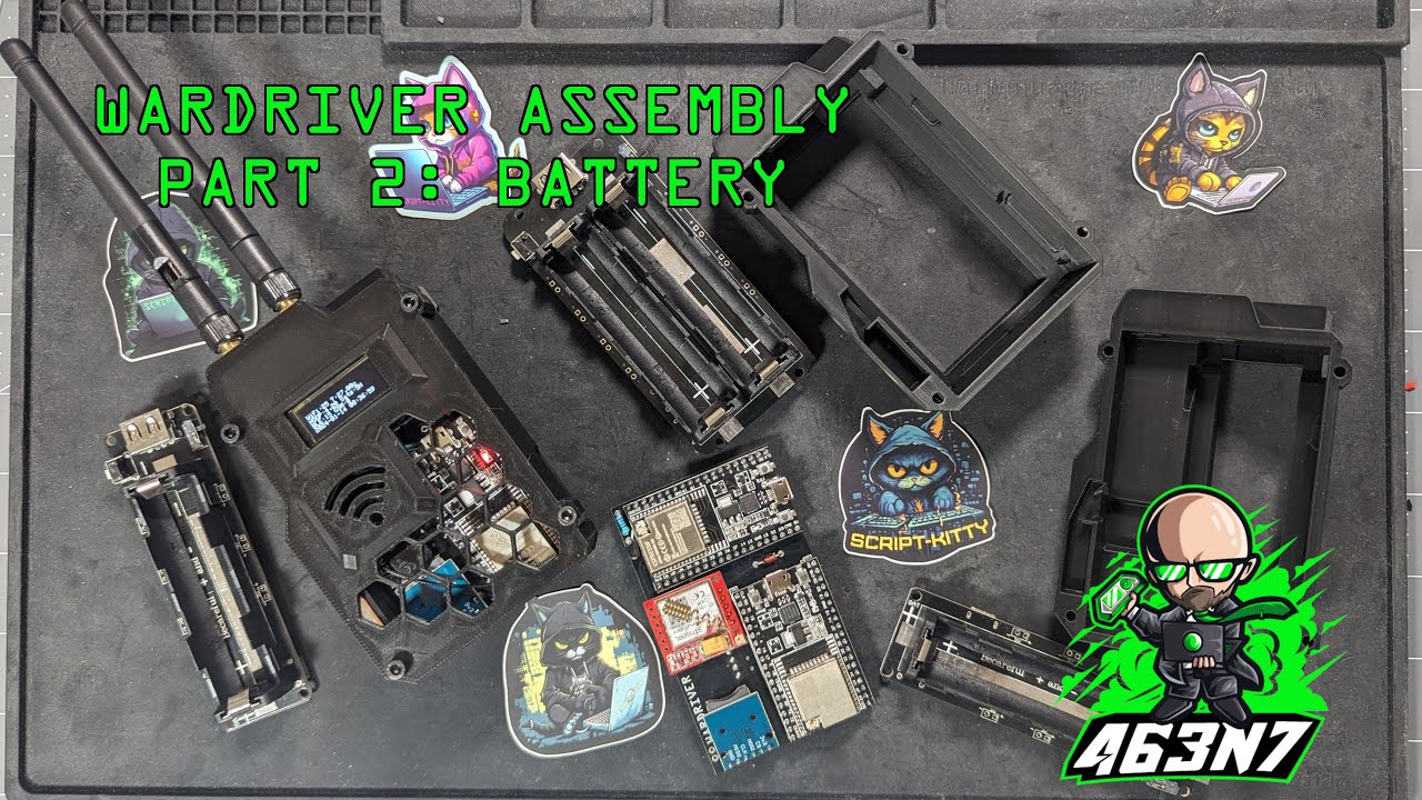 Wardriver Assembly Part 2 Battery Addon Youtube