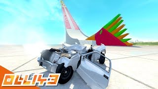 HUGE MEGA RAMP TESTED with 17 Unique Vehicles (BeamNG Drive)