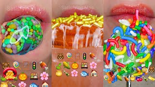 Satisfying ASMR Mouth Sounds Emoji Challenge Compilation 먹방