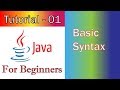 Java Tutorial -1 (JavaFX / GUI)     For Beginners Basic Syntax