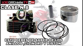 ANILLOS ,PISTON CILINDRO+como evitar fallas,+ Como repararlos+