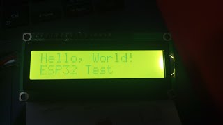 ESP32 + LCD I2C 1602, LCD Integrations