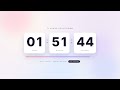 🌸 2 Hours Timer · Minimal Pastel Aesthetic · Study / Focus / Sleep Countdown