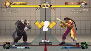 Ultra Street Fighter 4 Online Match: puusan (Guile) vs _Serpentina_ (Vega)