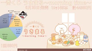 一番くじ うさまる～morning time～各賞の当選確率