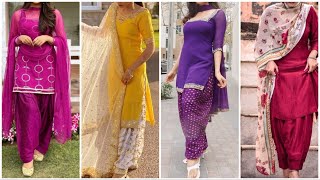 Latest Punjabi Patiala Salwar Suits Design 2023 | Short Girls Exclusive Punjabi Patiala Suit 2023