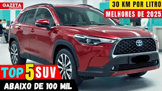 🚨 TOP 5 LANÇAMENTOS DE SUVS BRASILEIROS QUE VÃO DOMINAR 2025!(EXCELENTE CUSTO-BENEFÍCIO) - GAZETA