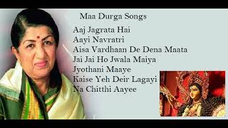 Non-Stop top 7 Durga maa songs by Lata Mangeshkar