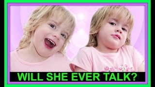 WILL SHE EVER TALK?!? | VERBAL VS NON-VERBAL | SPECIAL NEEDS | APRAXIA OF SPEECH