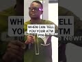 Daniel can tell you your ATM pin - APOSTLE AROME OSAYI