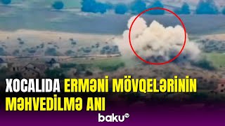 Xocalı və Qırmızı Bazarda ermənilərin atəş mövqeləri məhv edilir