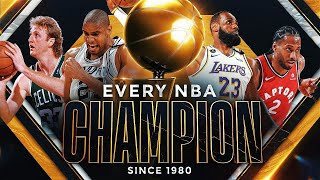 EVERY NBA Championship Celebration (1980-2022) 🏆