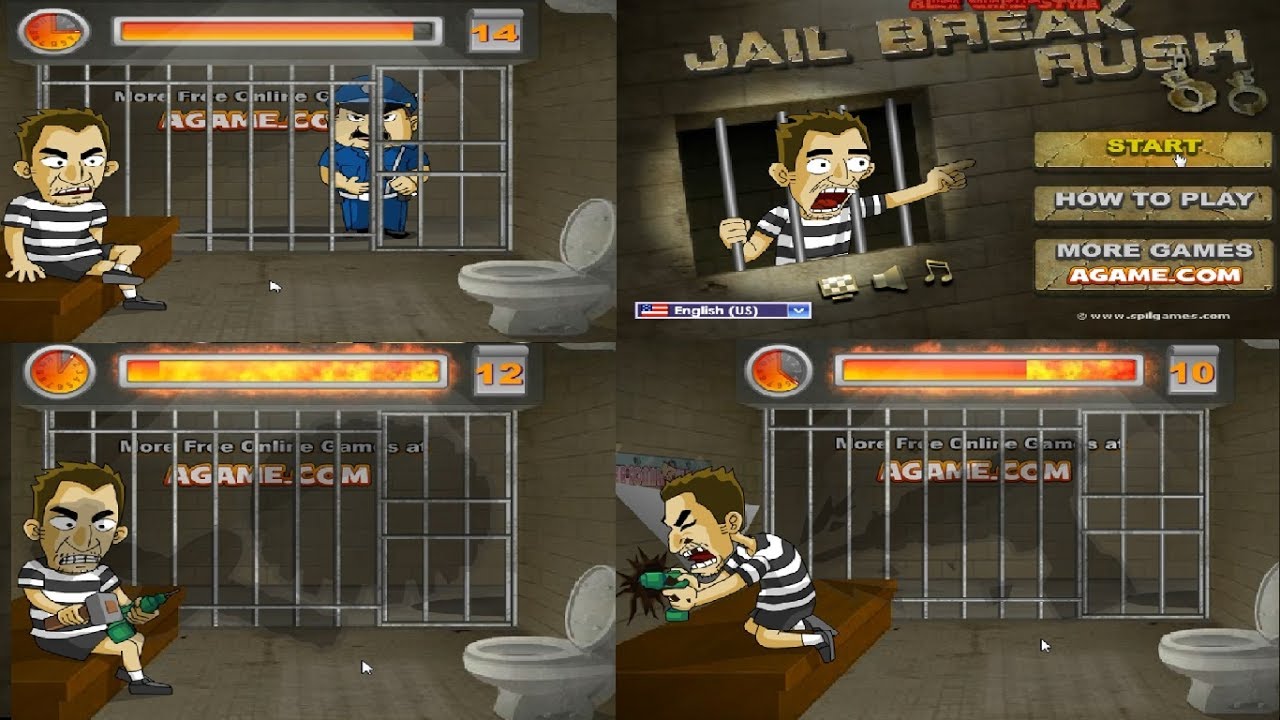 Jail Break Rush (EN) - How To Escape From Prison (Flash Crazy Game ...