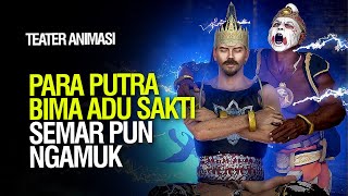 The Conflict of Gatotkaca, Antareja, and Antasena, The Sons of Bima| Javanese Version of Mahabharata