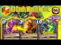 Burning & Eating 40 Cards Warlock 2.0 Deck With Infinite Demons! The Great Dark Beyond | Hearthstone