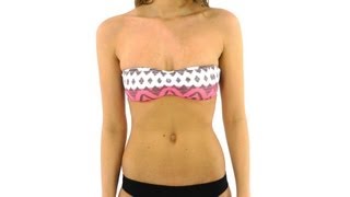 Bettinis Mojave Desert Soho Reversible Bandeau Top | SwimOutlet.com