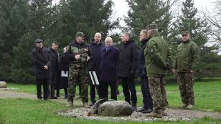 Valsts prezidenta dalība 1944. gada Ziemassvētku kauju 80. gadadienas piemiņas pasākumā Lestenē