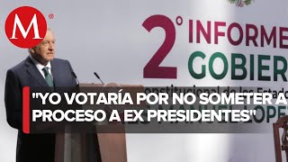 Si hay consulta sobre juicio a ex presidentes, respetaré fallo popular: AMLO