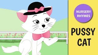 Pussy Cat, Pussy Cat Where Have You Been with Lyrics | New Rhymes For Children | Educational Videos