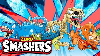 SMASHERS! Dino Ice Age 2 + More Kids Cartoons! | Zuru | Smashers World | Animated Stories