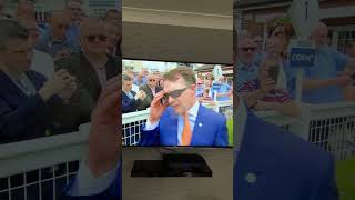 Aidan O’Brien interview after Paddington wins the eclipse.