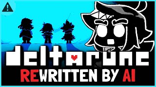 DELTARUNE but an AI REWROTE IT