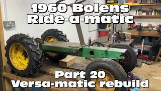 1960 Bolens Ride-a-matic - Part 20 (Versa-matic rebuild)