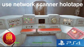 Fallout 4 - Where and how to use the network scanner holotape - Institutionalized