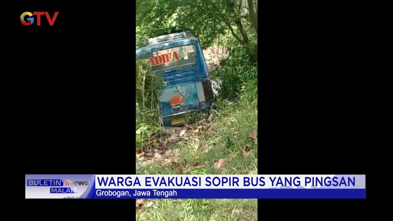 Diduga Sopir Mengantuk, Bus Di Grobogan Terjun Ke Sungai # ...