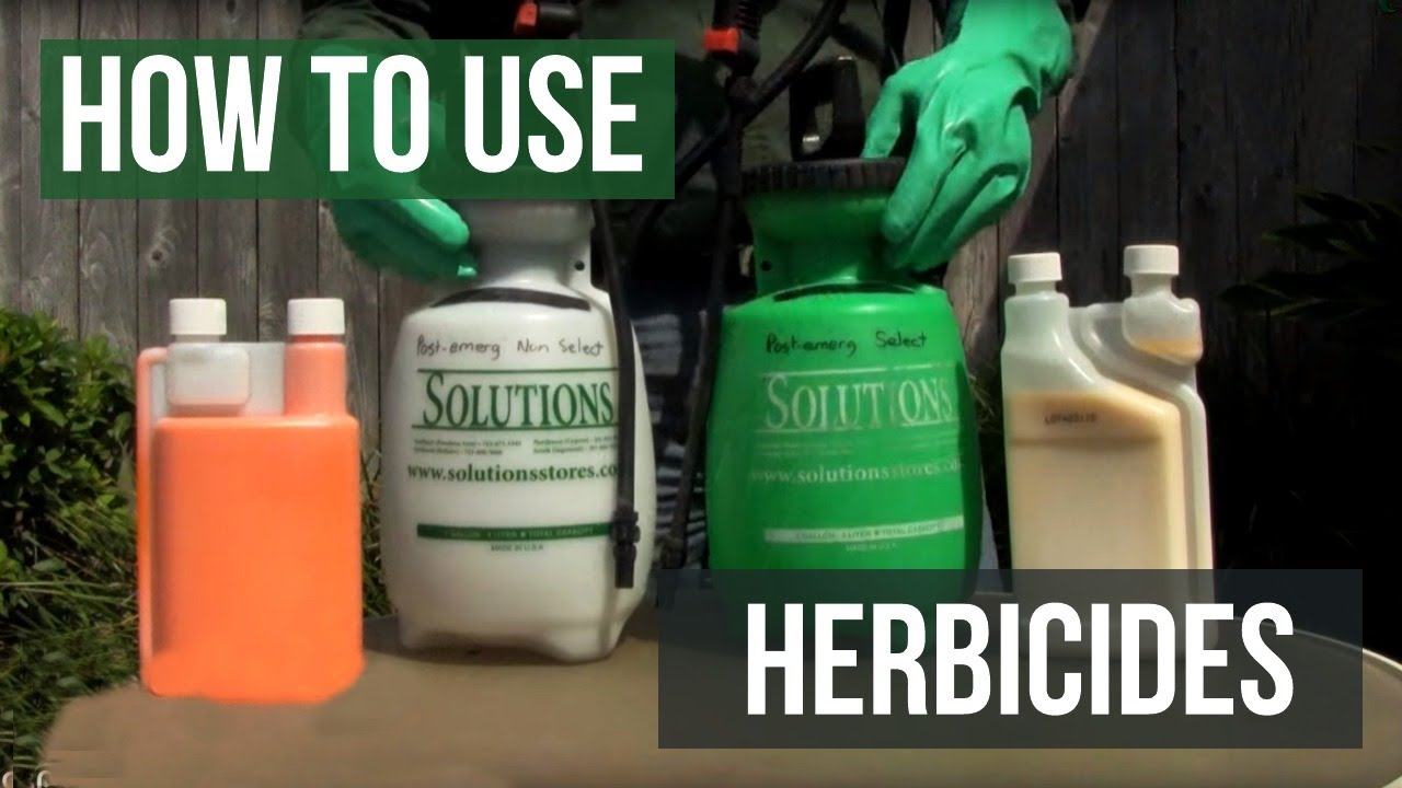 How To Use Herbicides - YouTube