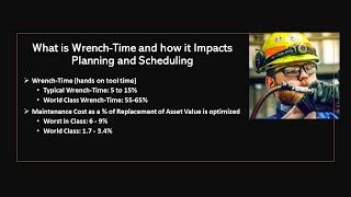 Maintenance Planning and Scheduling Best Practices Session 1
