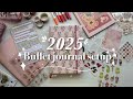 2025 Bullet Journal Setup 🌸 | Starting A New Journal | Plan With Me