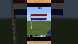 membuat bendera Belanda/ Netherlands di minicraft #belanda #minicraft #gaming