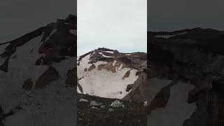 今日の富士山 お鉢巡りは通行止め#富士山#富士登山#お鉢巡り