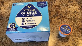 VitaCup Genius Coffee Pod Review | MCT Coffee | Keto Coffee | K Cups